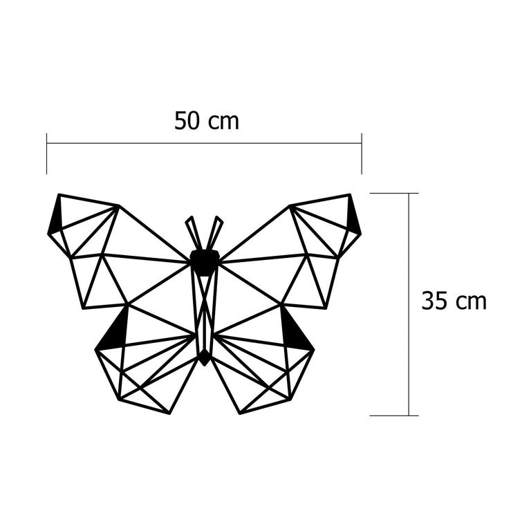 Wanddecoratie Wild Butterfly