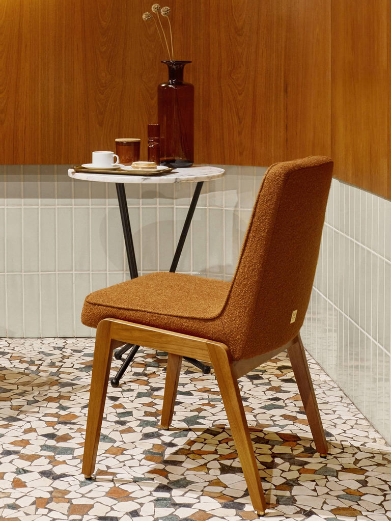 Fauteuil Ava bouclé