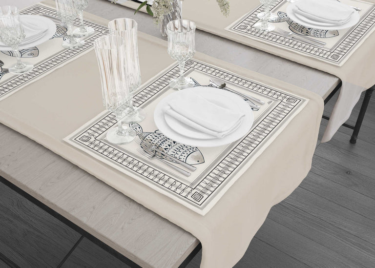 Set van 6 placemats Agapito