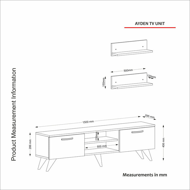 TV-meubelset Ayden