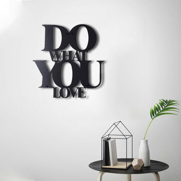 Decoratief wandobject Do What You Love