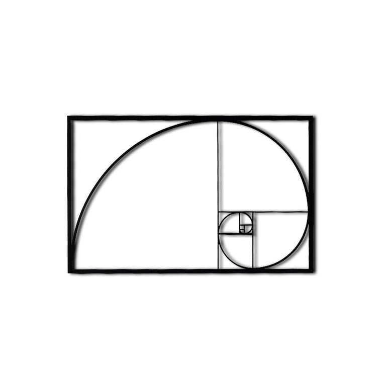 Decoratief wandobject Golden Ratio