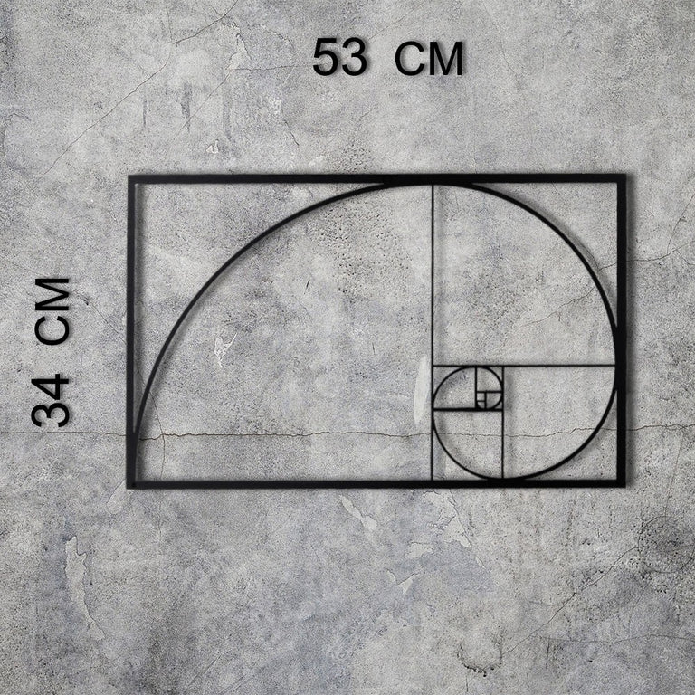 Decoratief wandobject Golden Ratio