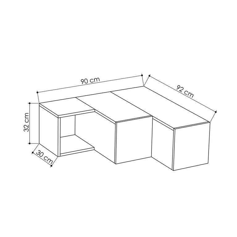 TV-meubel Compact