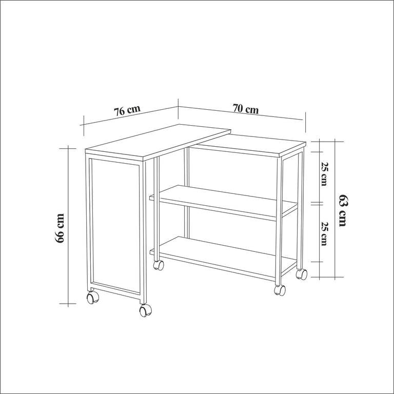 Bijzettafel Garmann