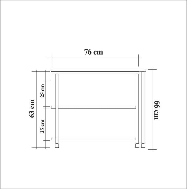 Bijzettafel Garmann