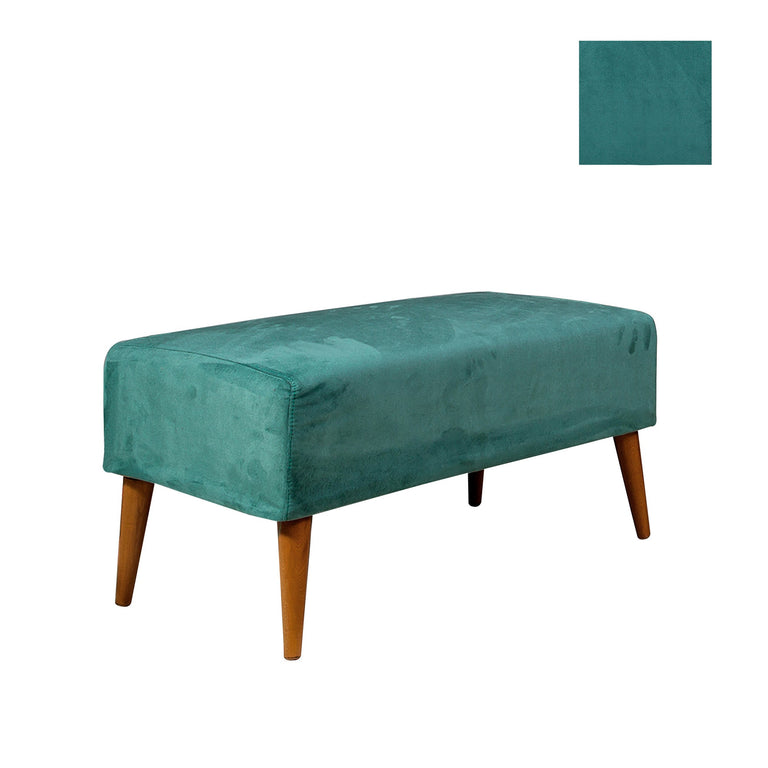 Hocker Aqua velvet