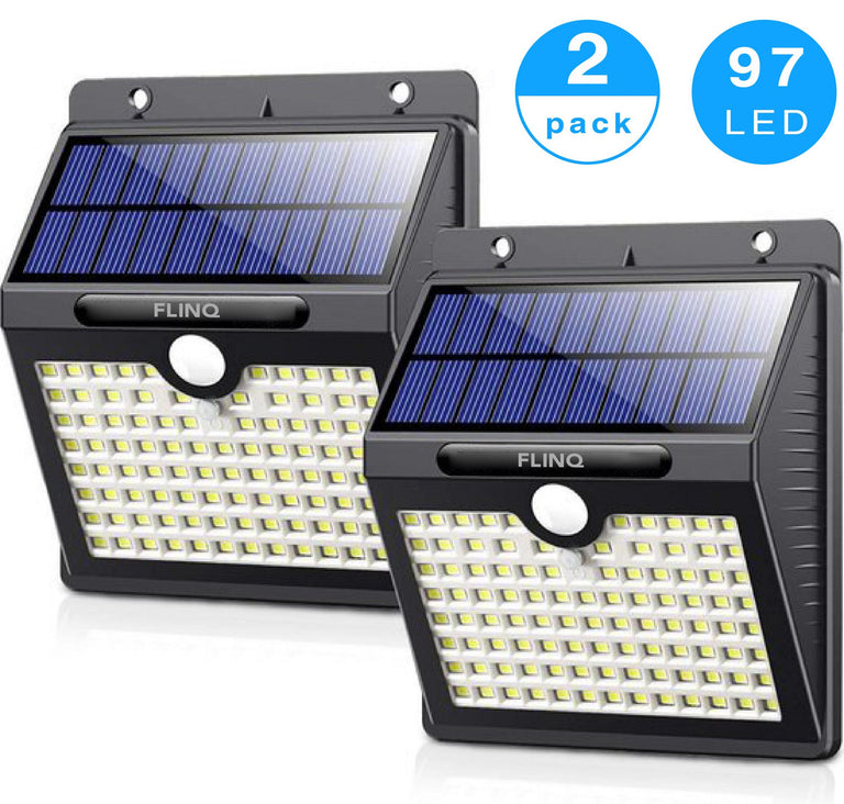 Set van 2 solarlampen LED