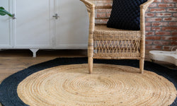 Vloerkleed Nico jute rond