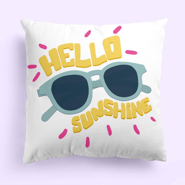 Set van 2 kussenhoezen Hello Sunshine