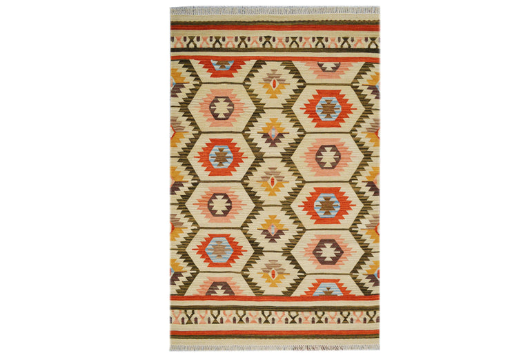 Vloerkleed Kilim Classic Laagpolig wol