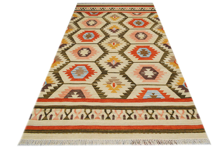 Vloerkleed Kilim Classic Laagpolig wol