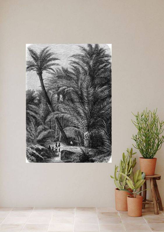 Tuinposter Dark Jungle