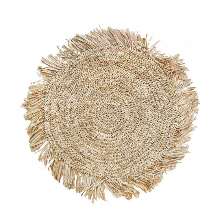 Placemat Fringe Raffia