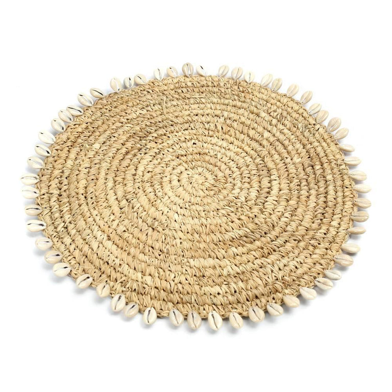 Placemat Raffia Shell