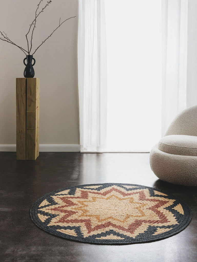 Kilim Sahara jute rond