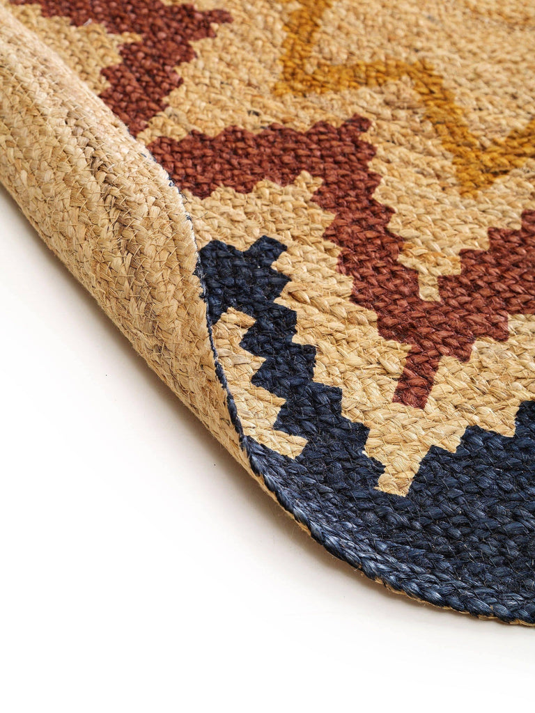 Kilim Sahara jute rond