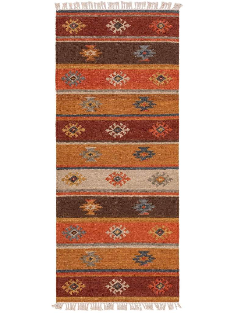 Kilim Zohra wol handgemaakt