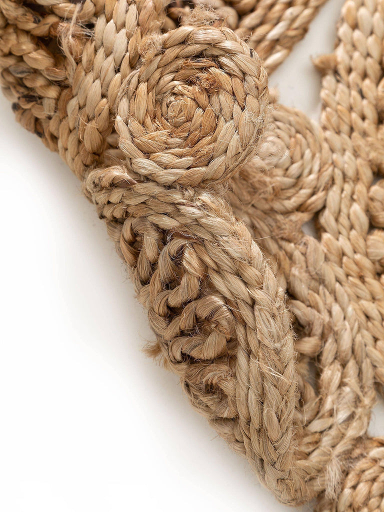 Vloerkleed Kamala natural jute rond