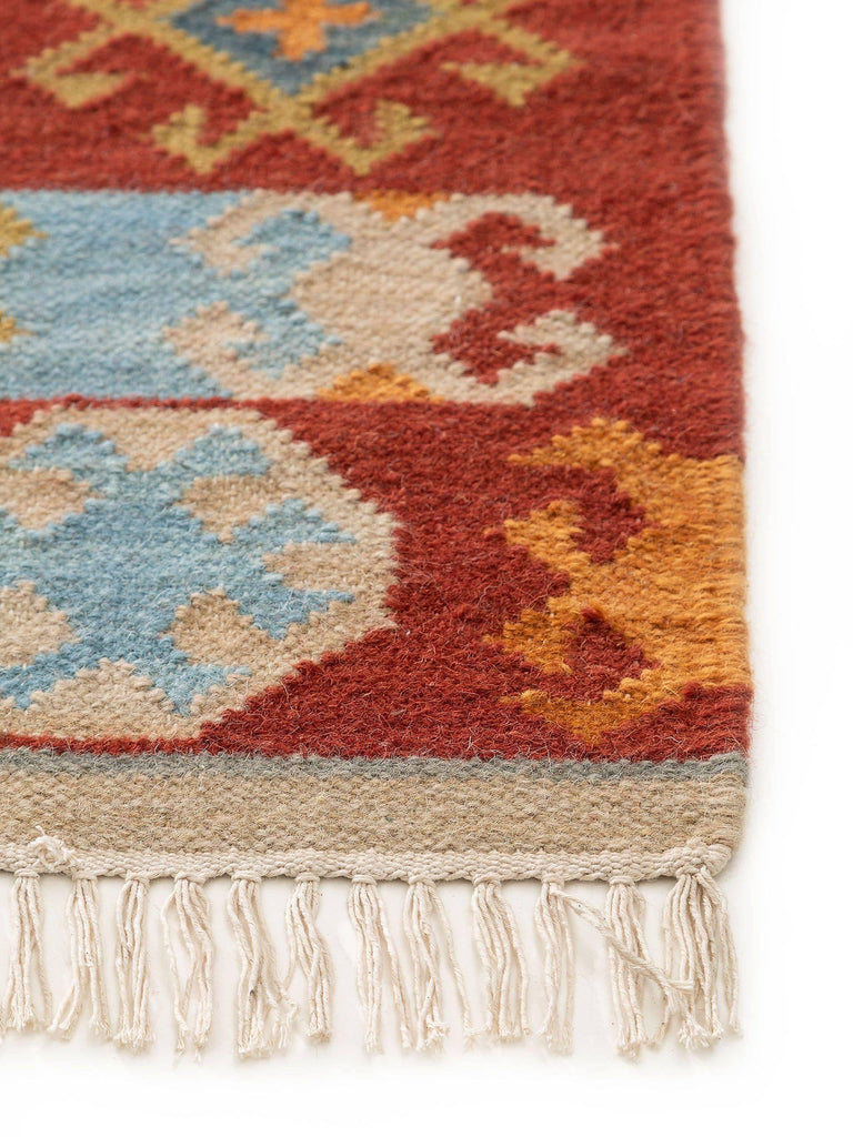 Kilim Zohra wol handgemaakt