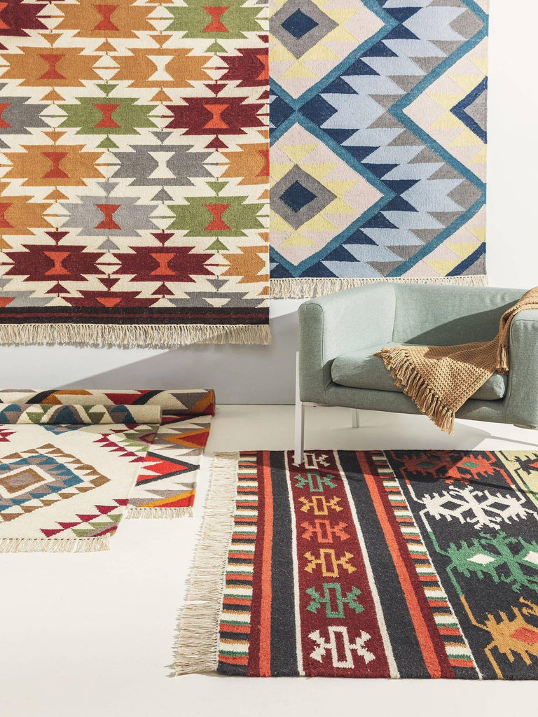 Kilim Zalan wol handgemaakt