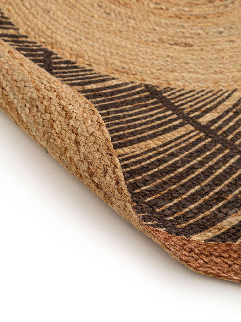 Vloerkleed Sahara jute rond