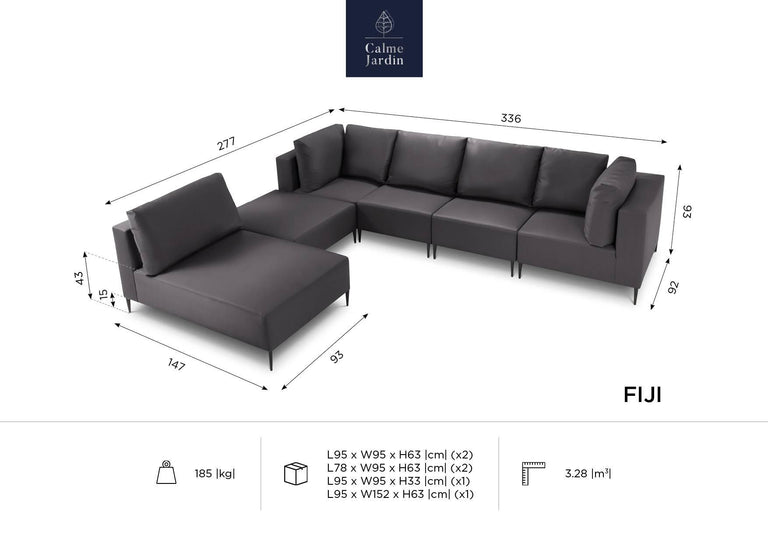 Modulaire loungeset Fiji links