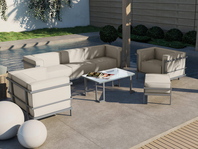 Outdoor fauteuil Cannes Grey