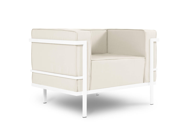 Outdoor fauteuil Cannes White