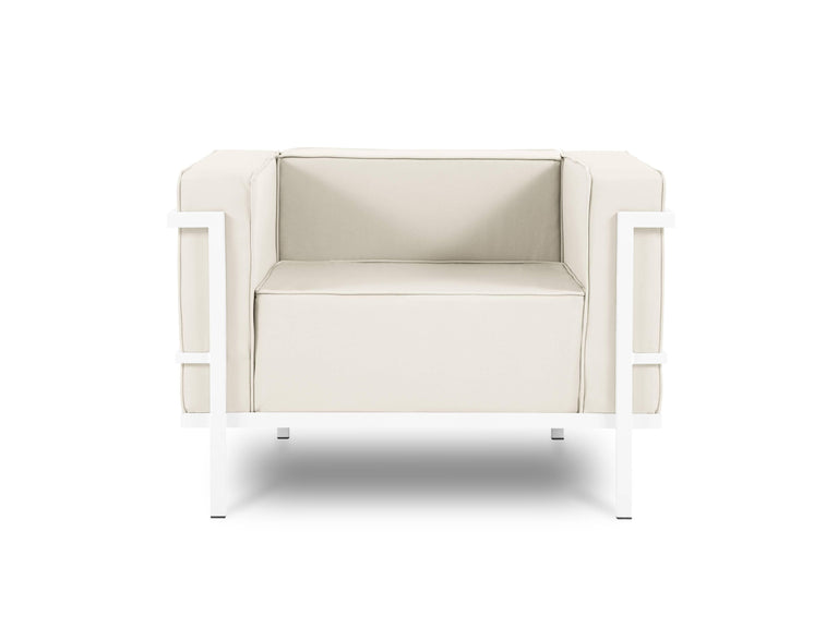 Outdoor fauteuil Cannes White