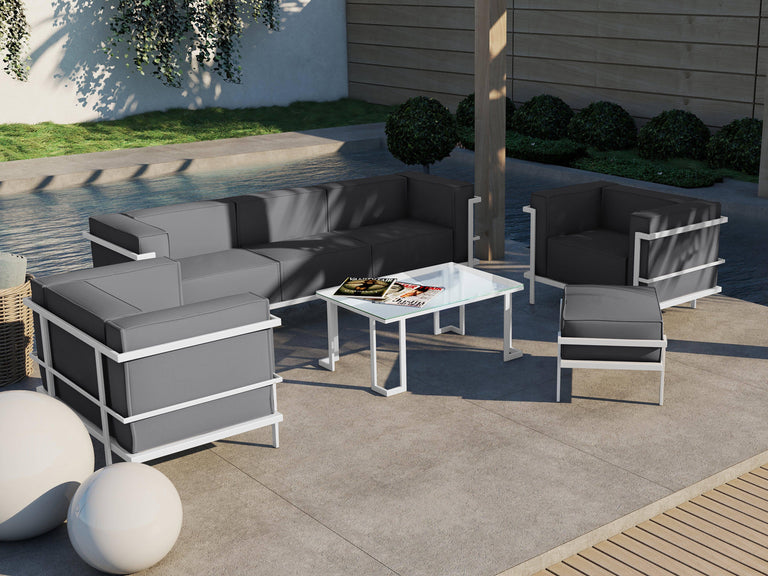 Outdoor fauteuil Cannes White