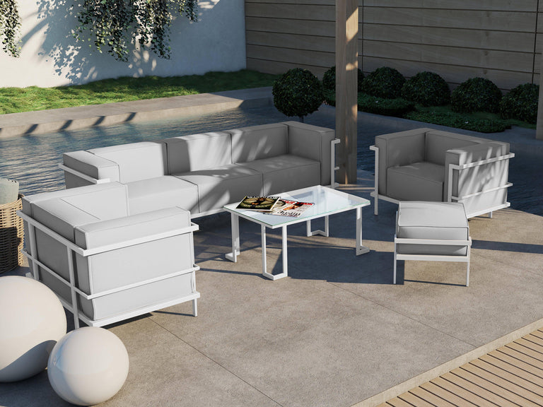 Outdoor fauteuil Cannes White