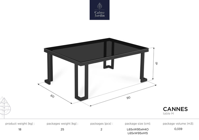 Outdoor salontafel Cannes