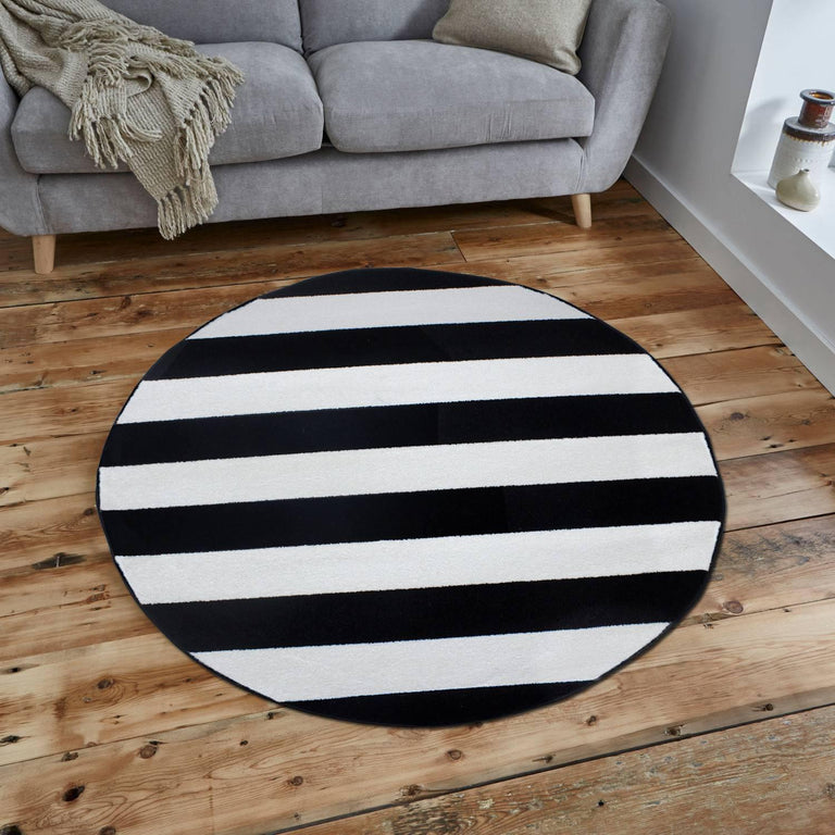 Vloerkleed Stripe rond