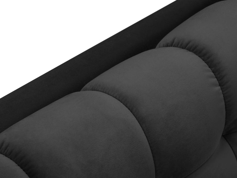 Chaise longue Bali links velvet