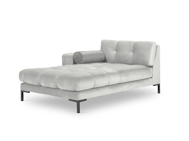 Chaise longue Bali links velvet