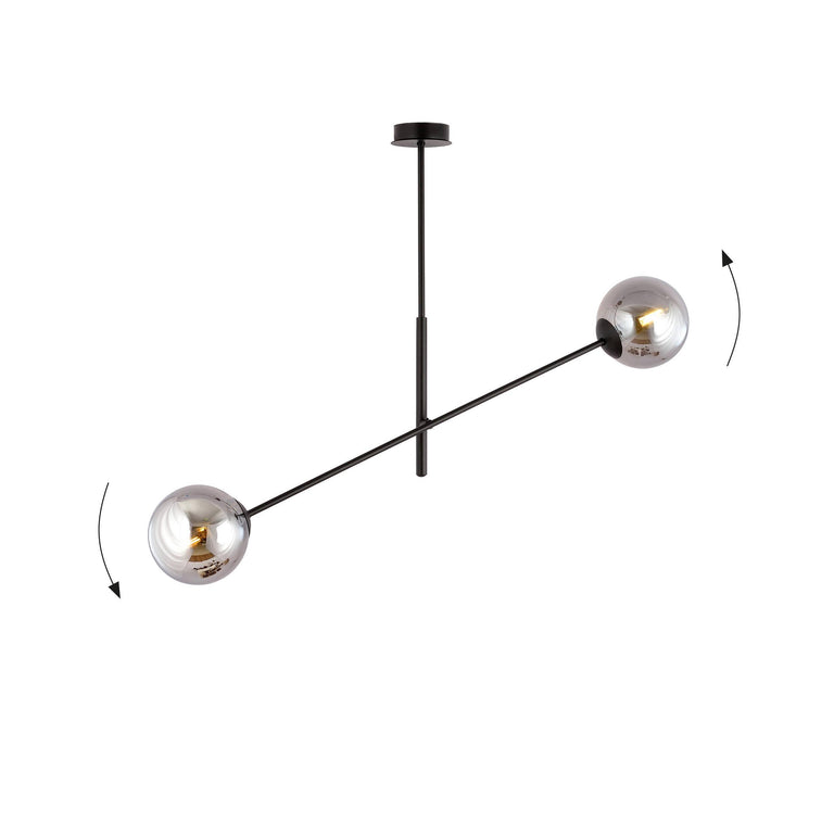 2-lichts hanglamp Lena