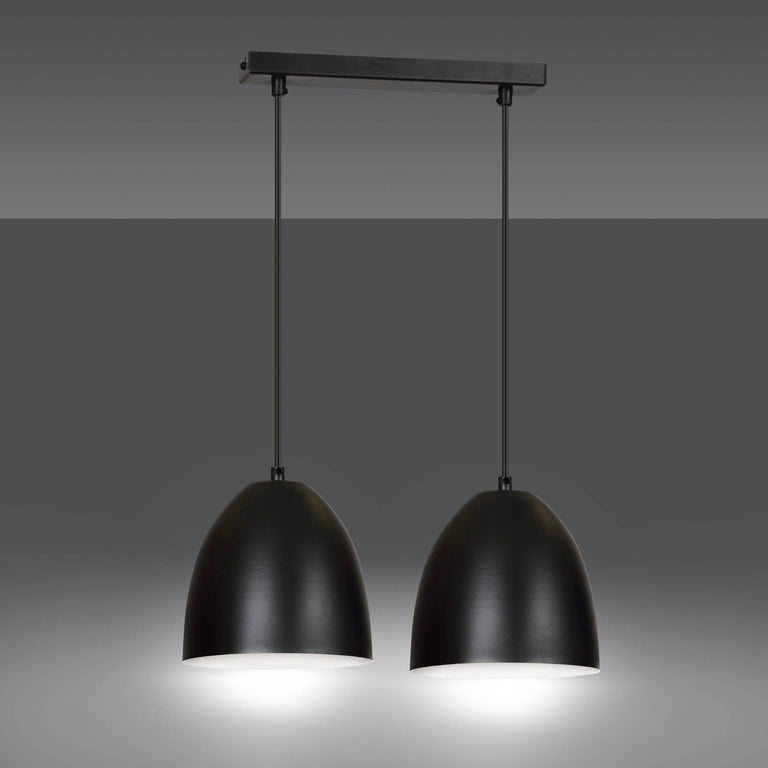 2-lichts hanglamp Lenox