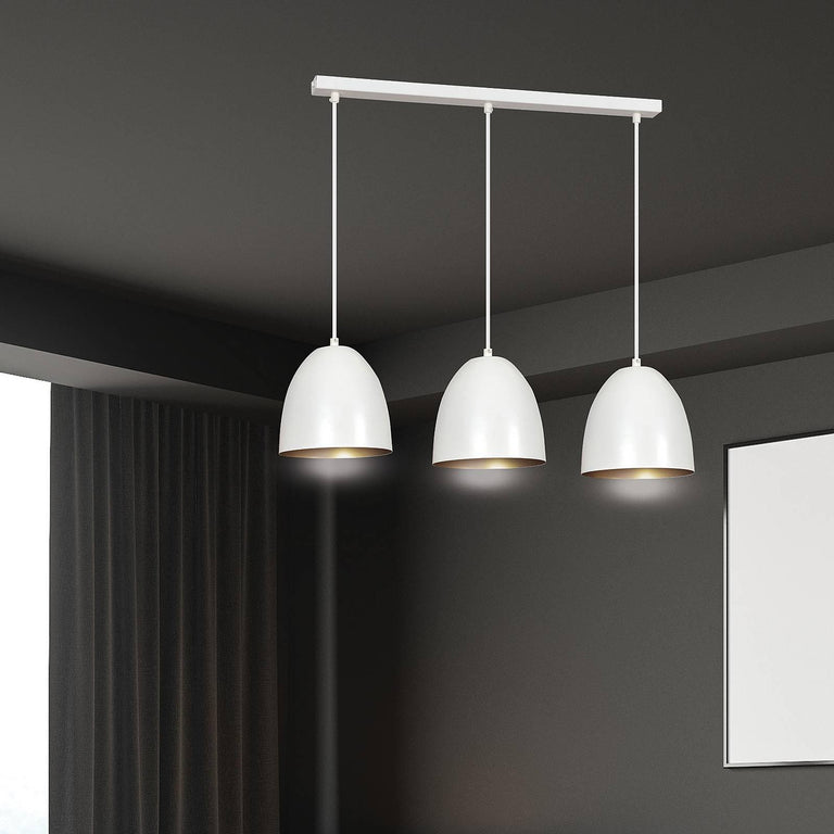 3-lichts hanglamp Lenox