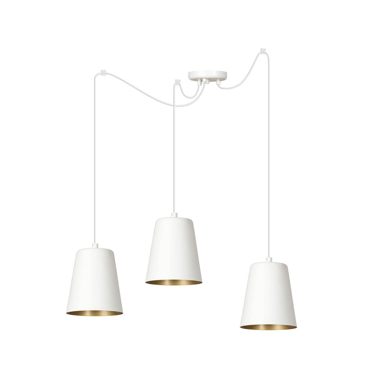 3-lichts hanglamp Lina