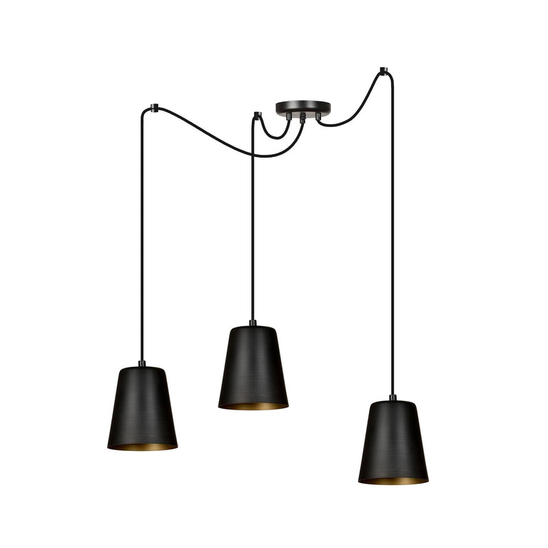 3-lichts hanglamp Lina