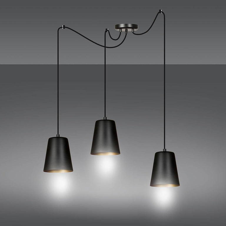 3-lichts hanglamp Lina