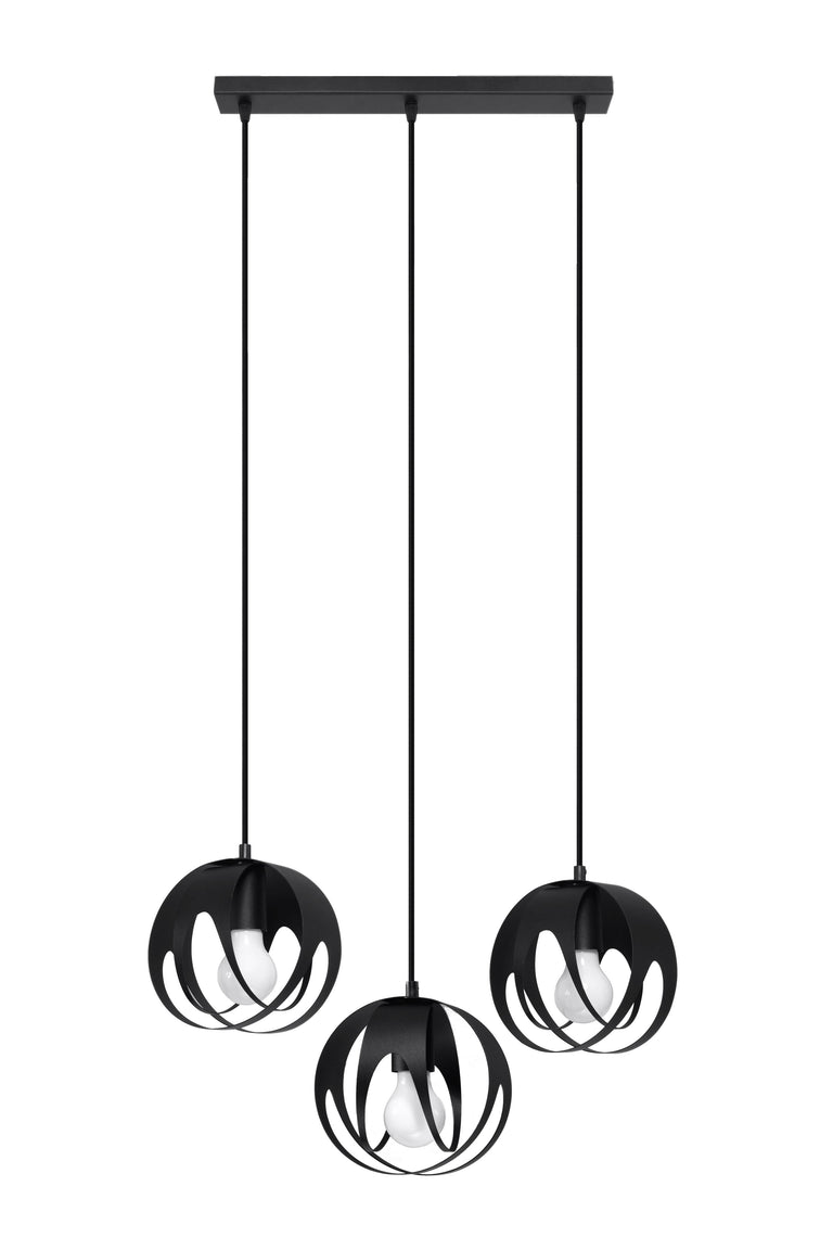 3-lichts hanglamp Tulos