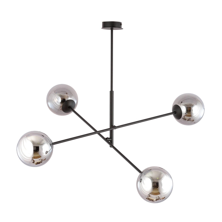 4-lichts hanglamp Lena