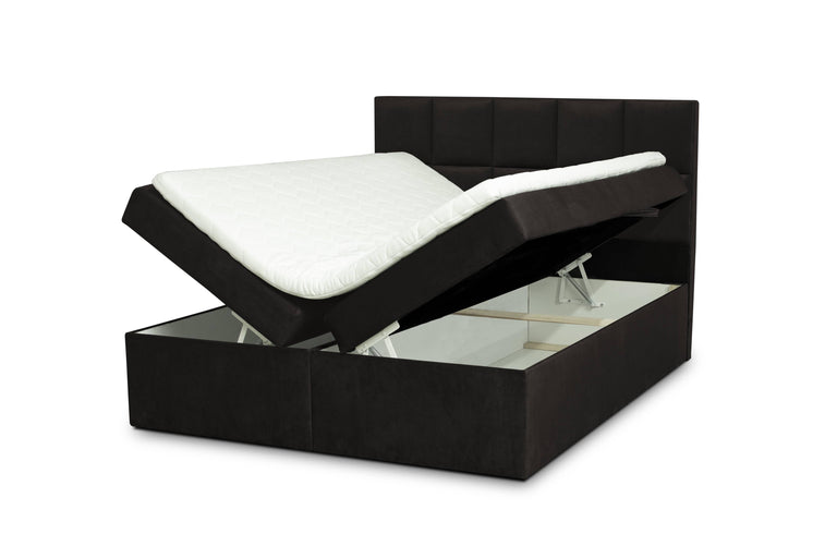 Boxspring Faro met opbergruimte velvet