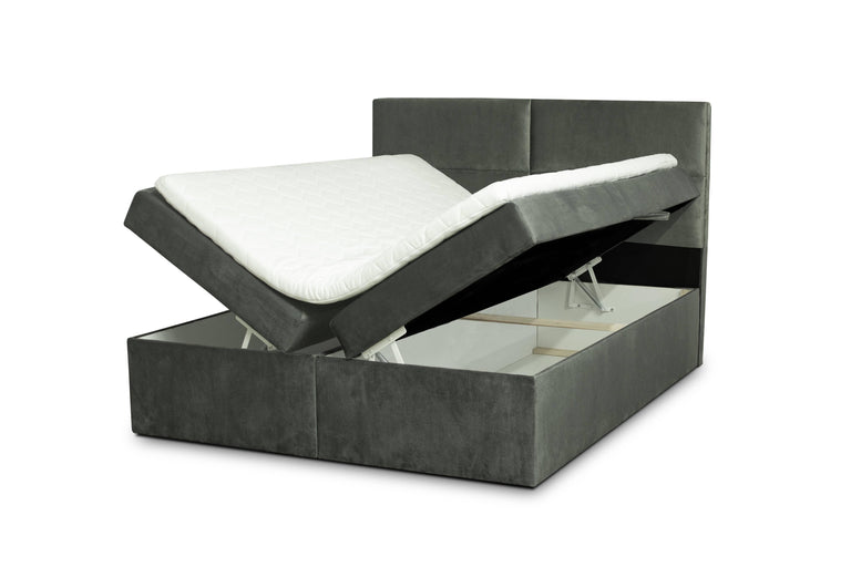 Boxspring Rio met opbergruimte velvet