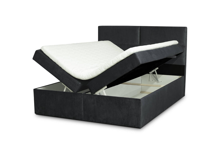 Boxspring Rio met opbergruimte velvet