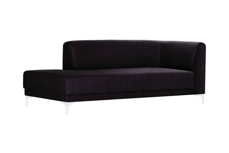 Chaise longue Allegra links linnen