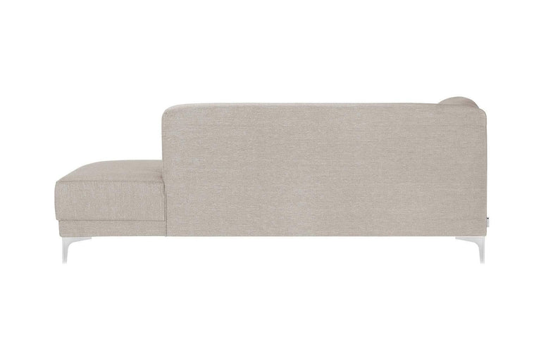 Chaise longue Allegra rechts linnen