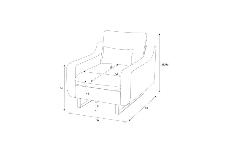 Fauteuil Monceau linnen